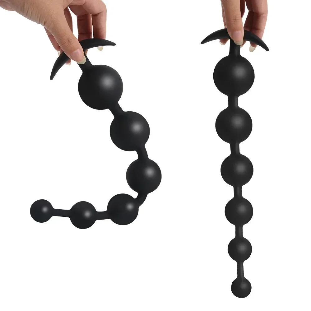Super Long Anal Beads Anal Plug Prostate Massage Big Butt Plug Vaginal Balls Stimulation Pull Bead Dildo Deep sex Toy