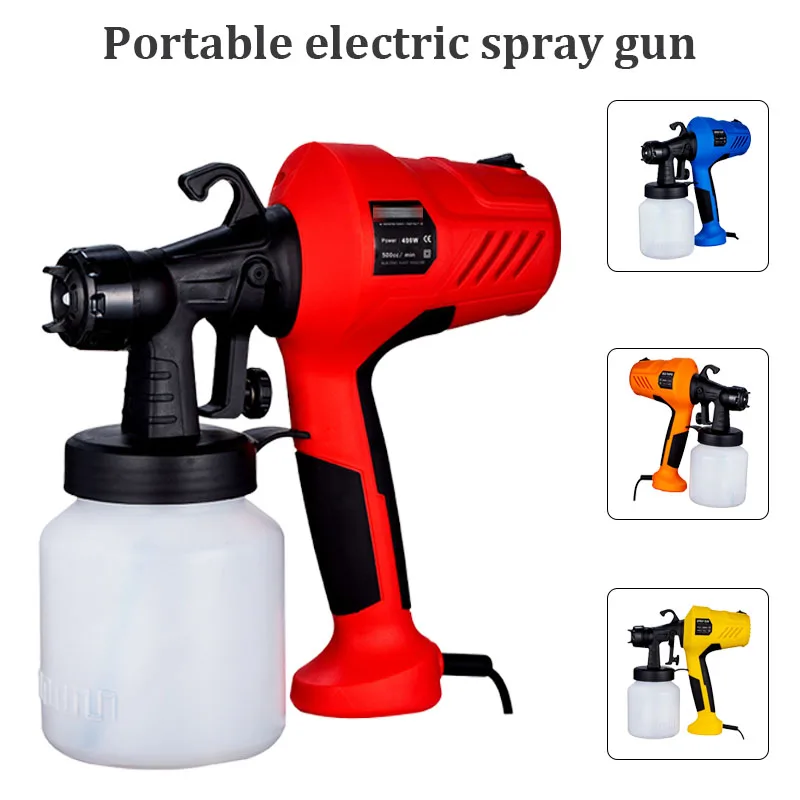 500WHighPressureSprayGunforPaintingCeilingWallsFenceDoor