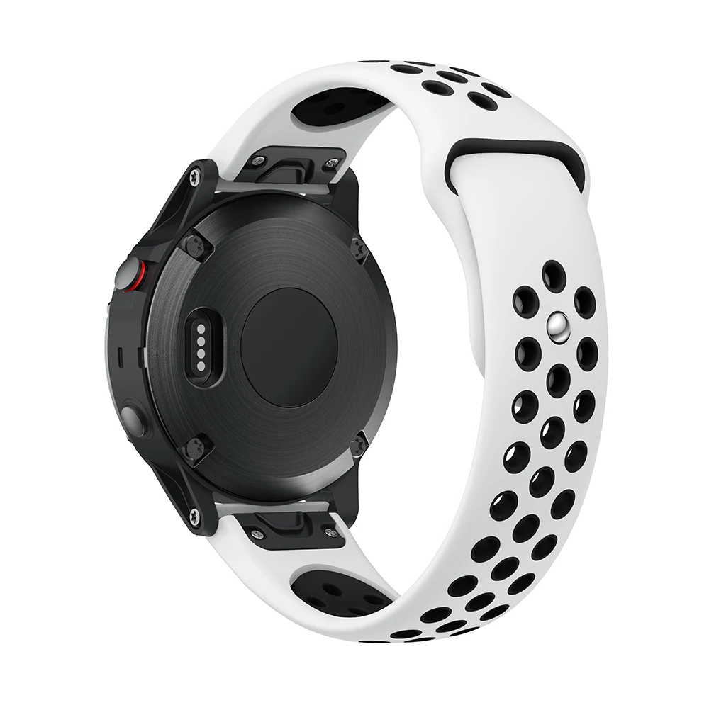 26 20 22mm Sport Silikon Armband Armband für Garmin Fenix 6x6s Pro 5x5 5s 7x7 7s 3hr Easy Fit Schnell verschluss Armbänder