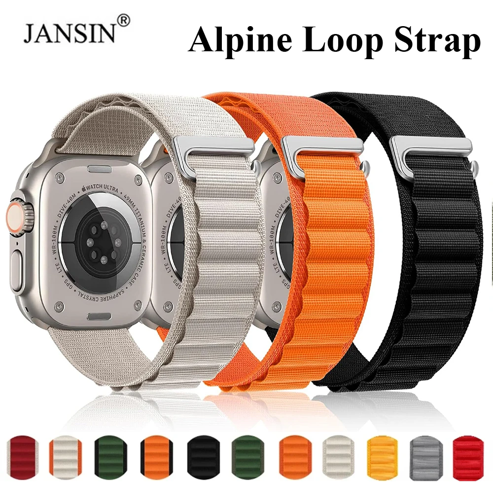 Alpine Loop Strap for Apple Watch Band Ultra 2 3 49mm 46mm 44mm 40mm 45mm 41mm 42mm 38mm Nylon Bracelet For iWatch 11 10 9 8 SE3 Alpine Loop Strap for Apple Watch Band Ultra 2 3 49mm 46mm 44mm 40mm 45mm 41mm 42mm 38mm Nylon Bracelet For iWatch 11 10 9 8 SE3
