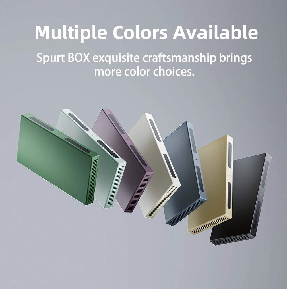 Spurt Box DIY MINI PC Intel Core UHD Graphics 10Th Gen I7-1065G7 CPU DDR4 8G/16G 256G 512G 1TB Bluetooth WIFI Desktop Computer 6