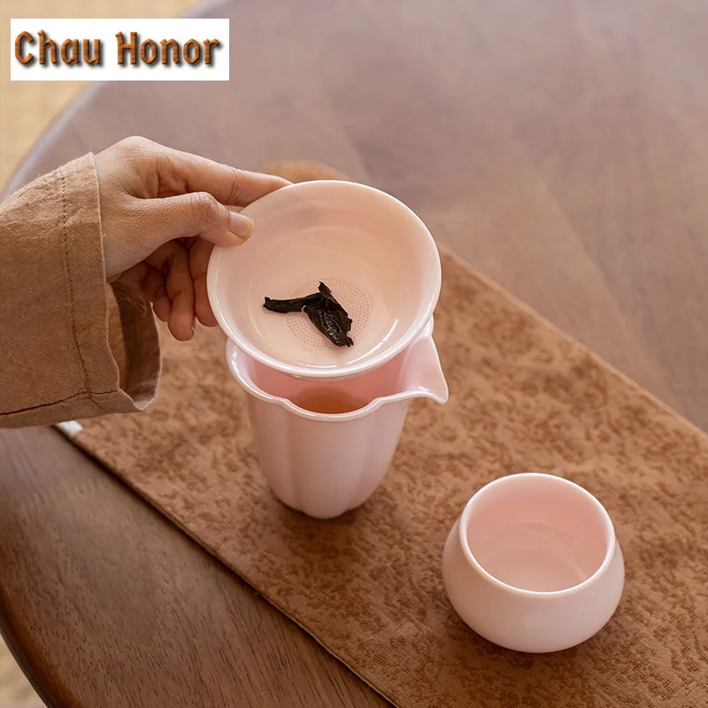 Jade Mud Cherry Powder Ceramics Filter Screen Tea Strainer Tea Leaf Spice Tea Filter Tea Leak Holder Kung Fu Teaware Accessories