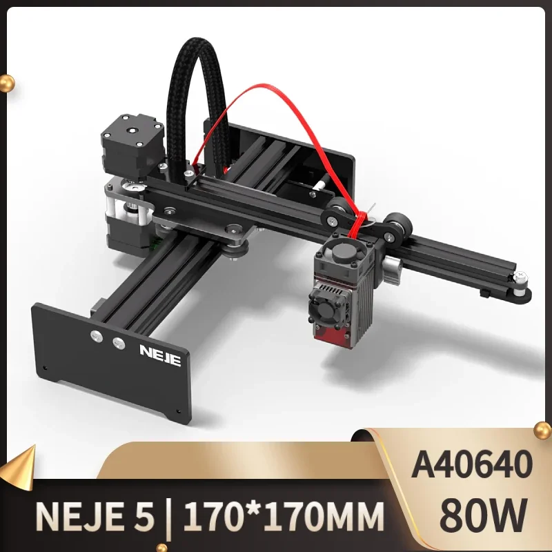 NEJE 5 A40640 80W Laser Engraving Machine and Cutting Machine Blu-ray CNC