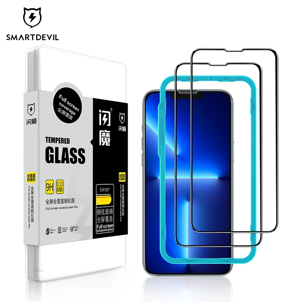 Smartdevil Screen Protector For Iphone 11 13 Pro Max 9h Tempered Glass