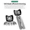 Battery Hedge Trimmer Electric Hedge Trimmer Handheld Cordless Hedge Cutter Gras M89B 4