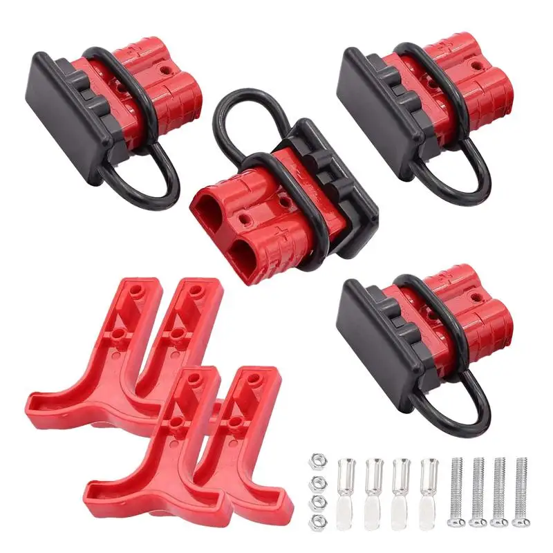 

Winch Quick Disconnect 50 Amps Battery 12-36V Connector Recovery Kit Quick Connect Disconnect Electrical Plug Kit 6 to 12 Gauge
