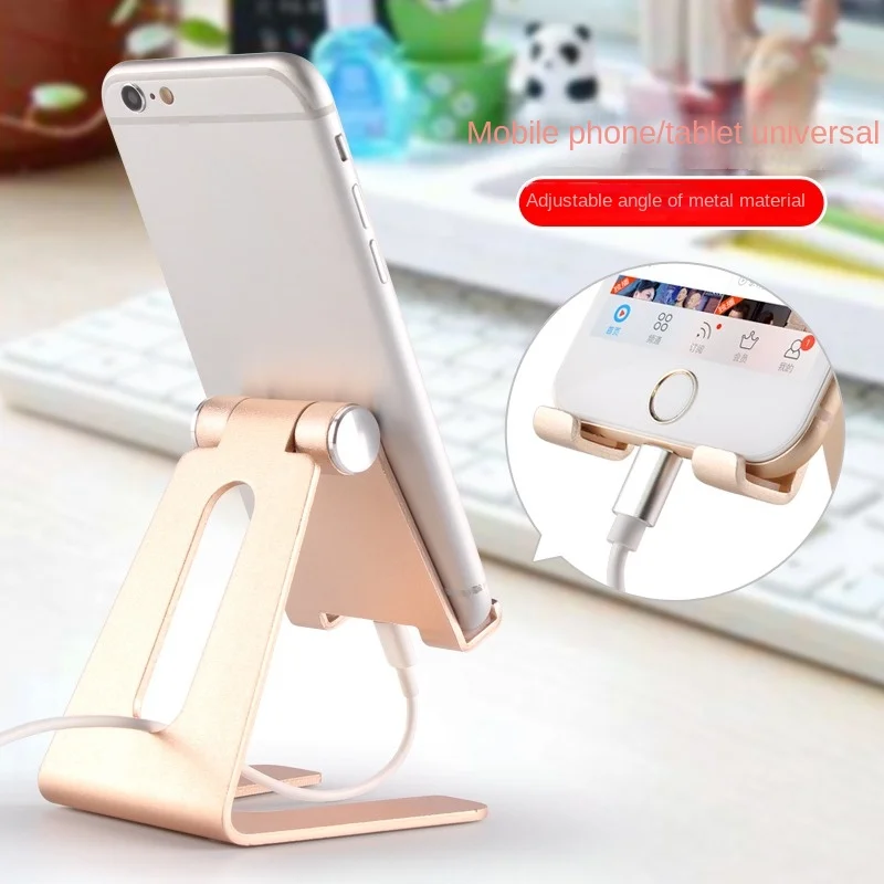 New Lazy Mobile Phone Bracket for IPad Tablet Desktop Bracket Bed Chasing Drama Adjustable Live Stand Aluminium Alloy Anti-slip