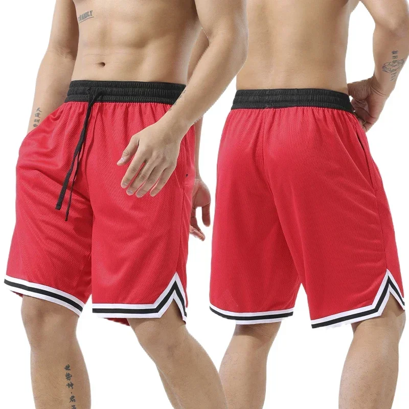 Men Sport Shorts Quick Drying Loose Sportwear Tennis Basketball Soccer Training Sweatpants Breathable Workout Pants