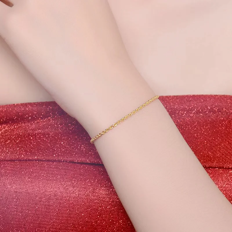 Buy Antique Plain Gold Bracelet With Gold Plating 218609 | Kanhai Jewels