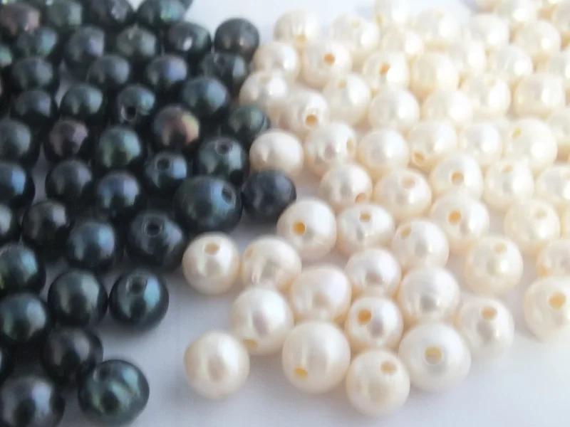 

200pcs/lot Natural Freshwater Potato Pearls Beads AA Grade , 9-10mm,2mm hole Great for Jewelry Making ,Loose beads