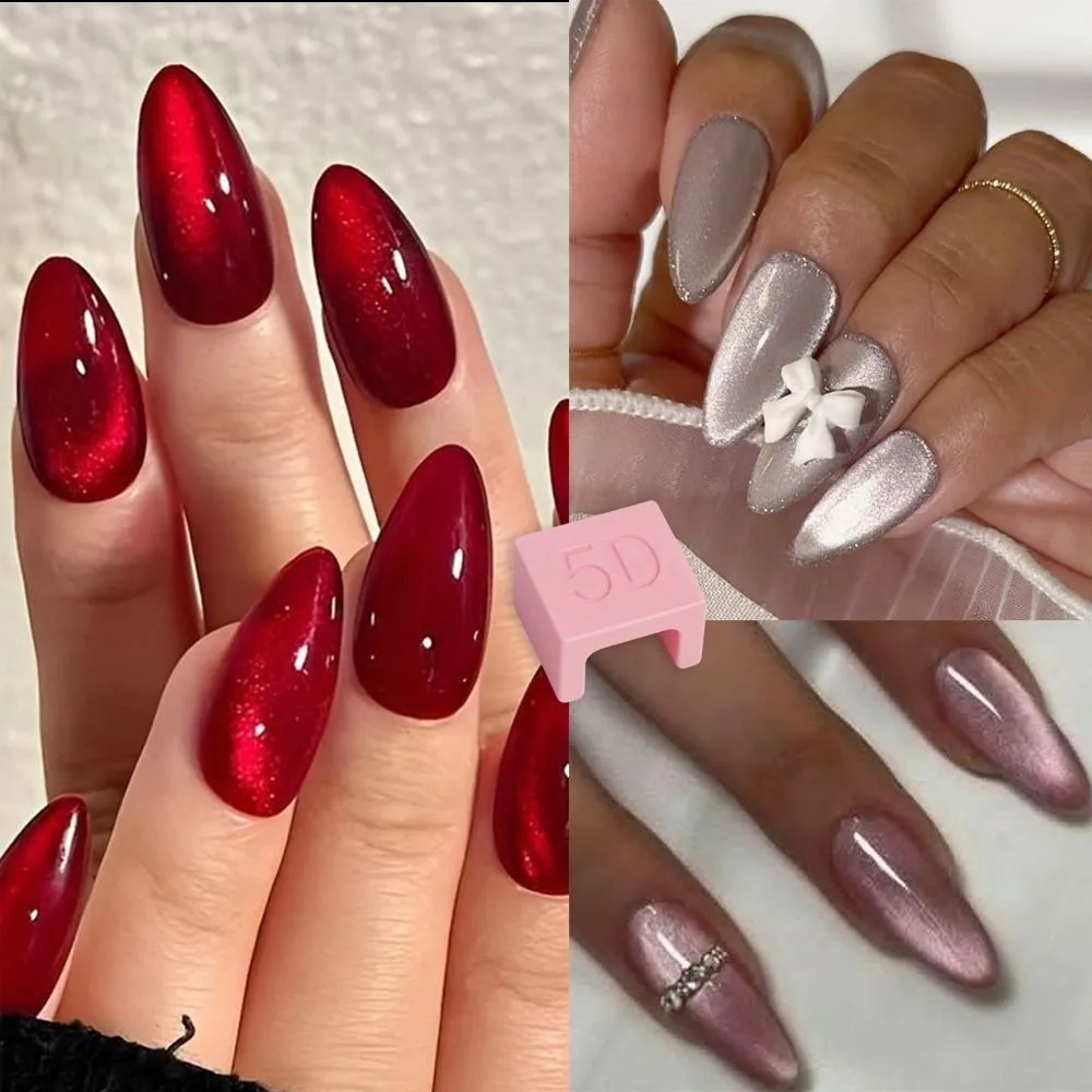 Creative Anti-slip Nail Finger Separator Anti-dirt Reusable Nail Separator Portable 5D Nail DIY Tool for Nail Polish Application