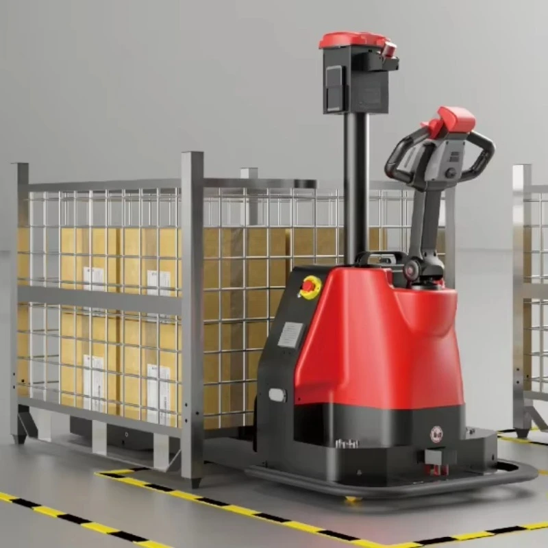 Veicolo a Guida Automatica Personalizzato con Capacità di Carico di 1500kg, Navigazione Visiva, Attrezzatura Intelligente per il Trasporto in Magazzino - immagine 6