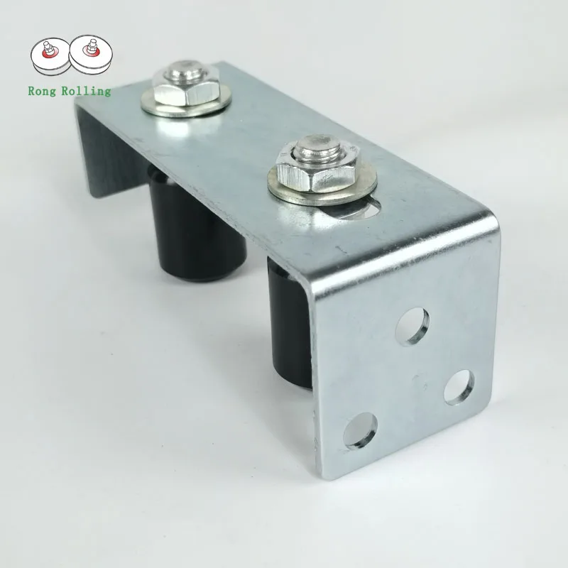 슬라이딩 게이트 상부 가이드 롤러 브래킷, 나일론 롤러, 직경 30mm, 길이 40mm, 도어 가이드 롤러, M14X68 나사 포함