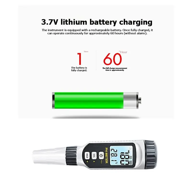 L93A-식수용 수영장 수경 시스템용 물 테스트 미터 PH828 디지털 방수 PH 측정기 수질 테스터