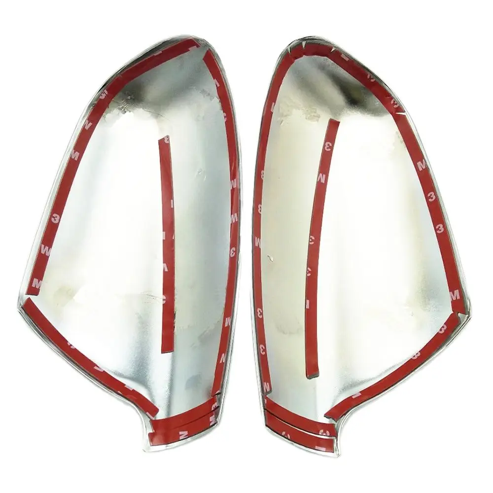 

SKTOO For 2004-2012 Peugeot 307 CC SW 407 Door Side Wing Mirror Chrome Cover Rear View Cap Accessories 2pcs per Set Car Stying