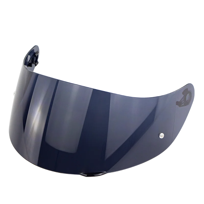 Lente for casco Shield-Full Face Casco moto Visiera Lente Parabrezza di ricambio Adatto for Agv k3sv k5 Blu, Oro Colore : Blu