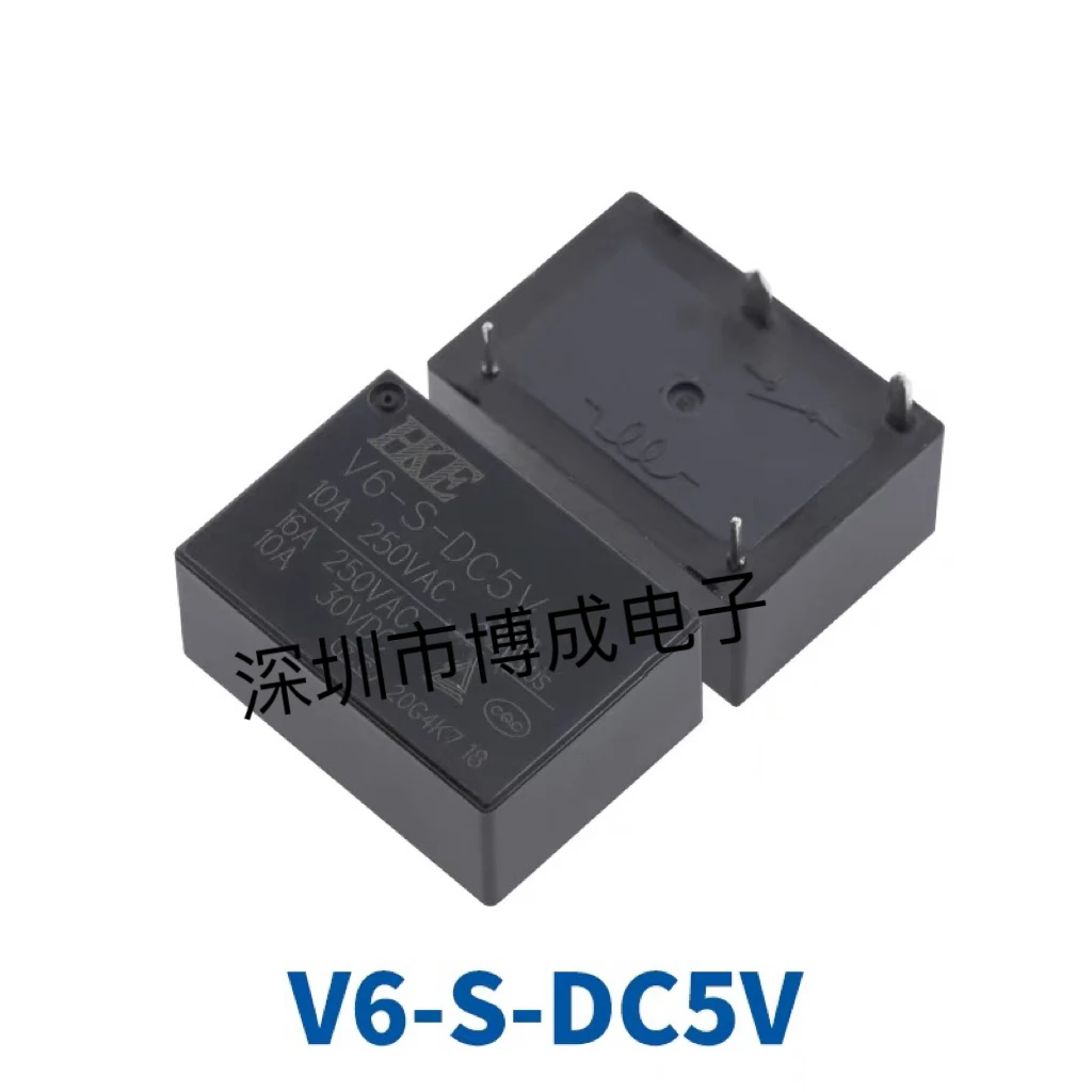 

5PCS V6-S-DC5V V6-S-DC12V V6-S-DC24V HKE Power Relays