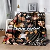 2025 New Style Tokio Hotel Rock Band Bill Tom Kaulitz Blanket,Soft Throw Blanket for Home Bedroom Bed Sofa Cover Kids Gift 3
