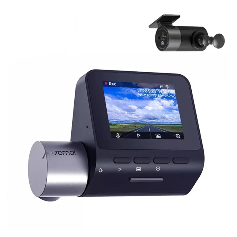 70Mai A500S-1 Parking Dash Cam Wifi Car Dvr Channel Dashcam Dual Camera 1944P Hd Wifi Gps Adas Registrazione In Loop Hd Car Black Box