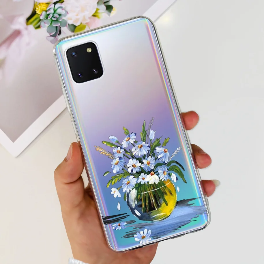 Cute Butterfly Slim Clear Silicone Phone Case Cover