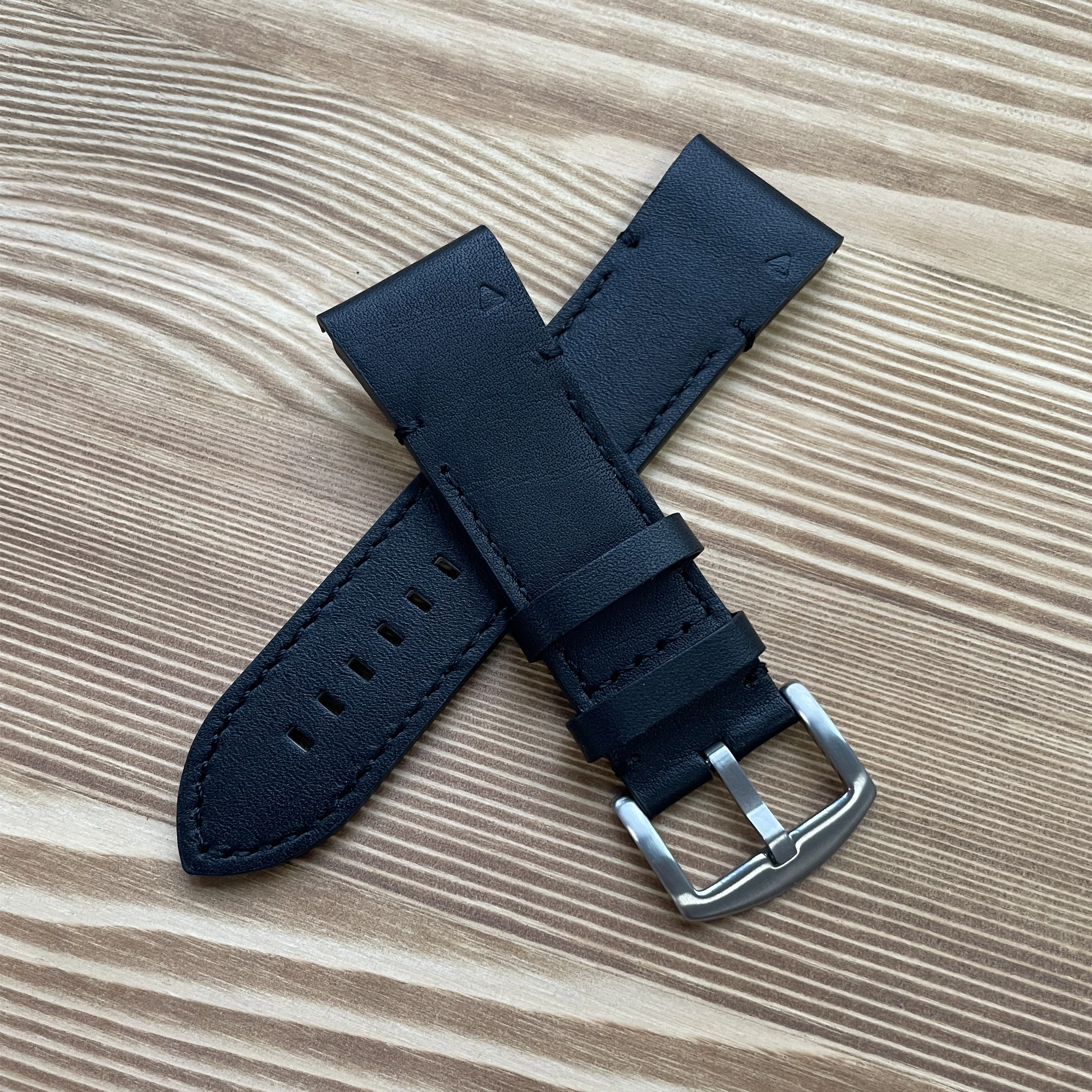 Garmin 22 26mm Leather Easy Fit Strap Belt For Fenix5/5X Plus/6/6X Pro/7/7X Quick Release Instinct Watch Band Tactix Bracelet