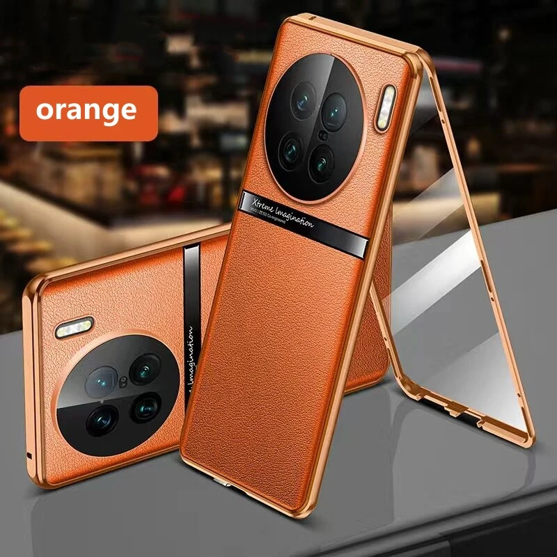 360 Full Cover For Vivo X90 Pro Plus Case Tempered Glass Flip