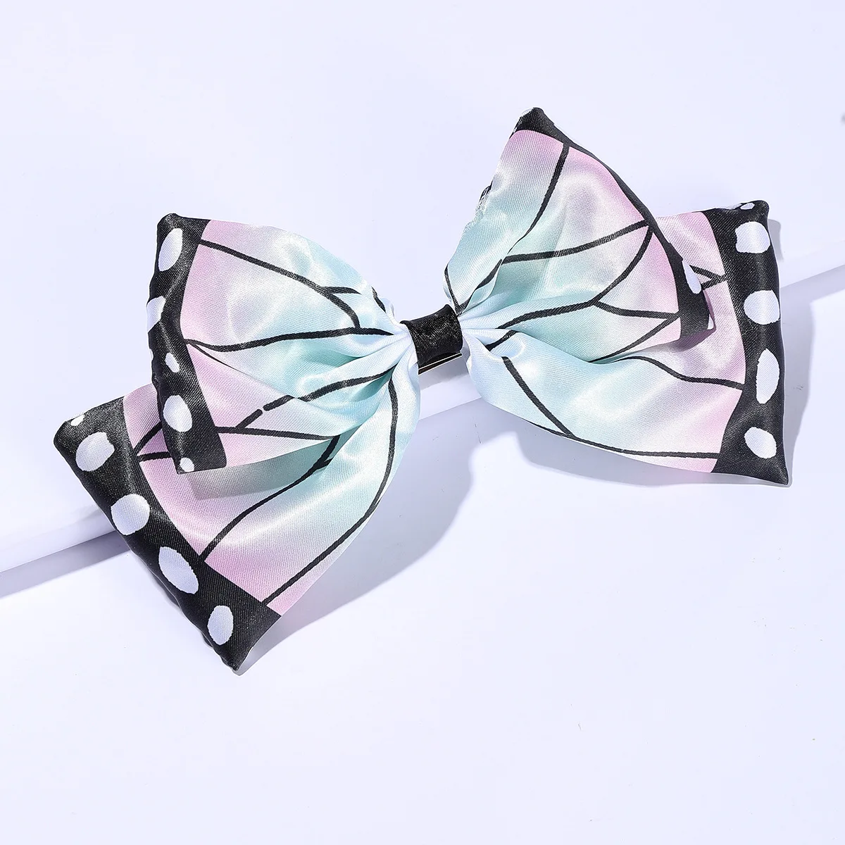 Hair clips Anime Cosplay Bow Hair Clips Accessories Shinobu Nezuko Tanjirou Headwear Women Girls