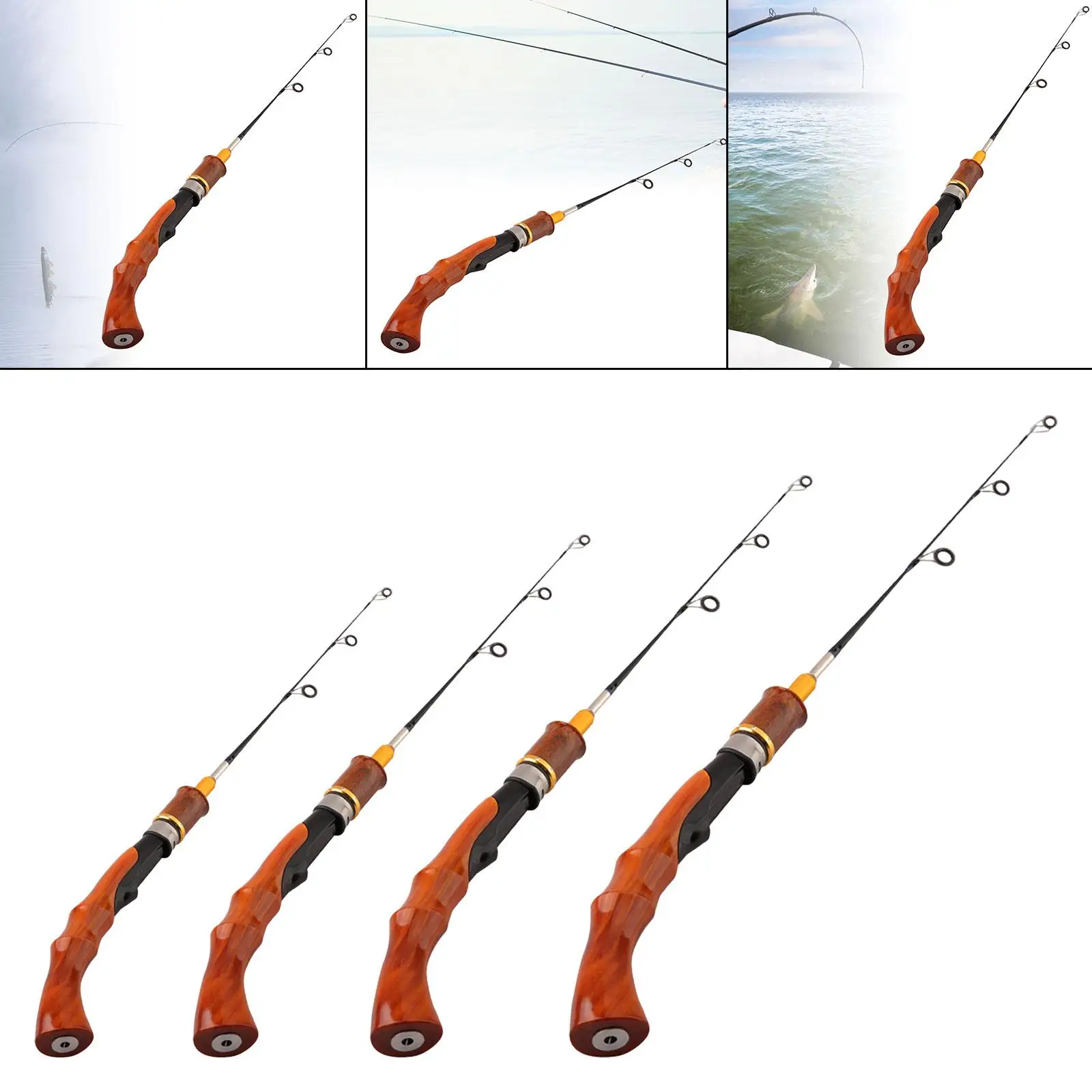 Ice Fishing Rods Baitcasting Rod Easy to Travel Ice Fishing Pole for Adults  - AliExpress