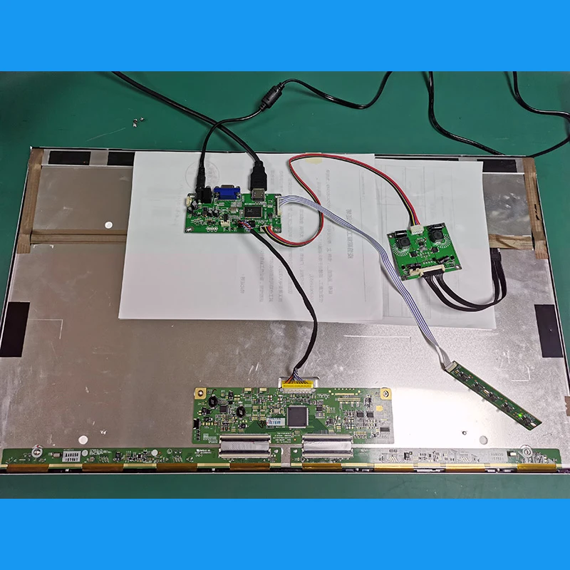 Kit com Alto-falante para Lm270wq1-sda2 Lm270wq1-sdc1 Lm270wq1 sd a2 sd c1 Imac 27 Led Edp Controlador Placa Hdmi-compatível Vga - Imagem 3