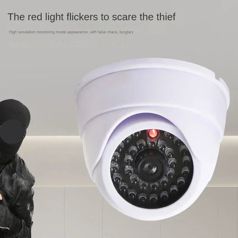 Fake Security Camera Flashing Red LED Outdoor Indoor Home Surveillance ...