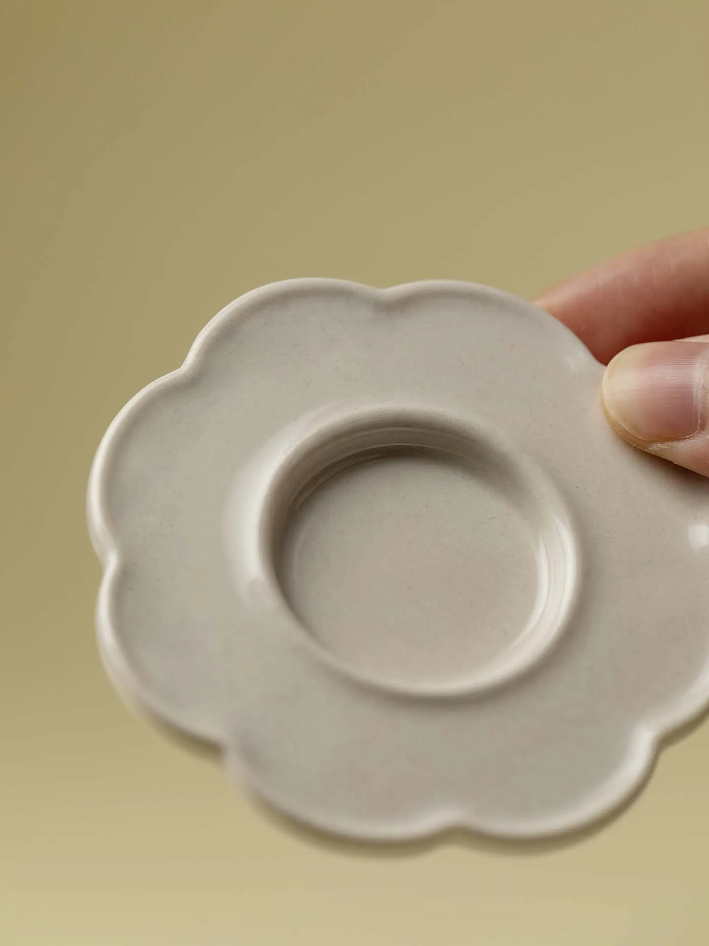 Rizuo 세라믹 티 트레이 매트 다도 용품 꽃무늬 재질 유약 차 주전자 뚜껑 차 컵 매트 공부차 도구