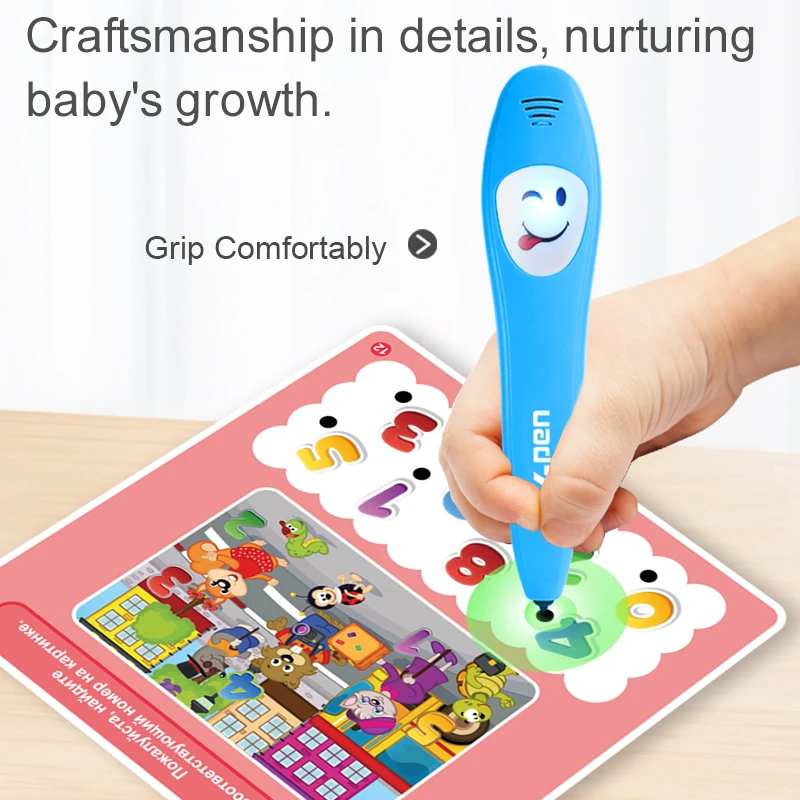 Russian Early Education Intelligent Book Electronic Children Talking and Reading Pen Toy Learning Book Pen for Kids Toys 3
