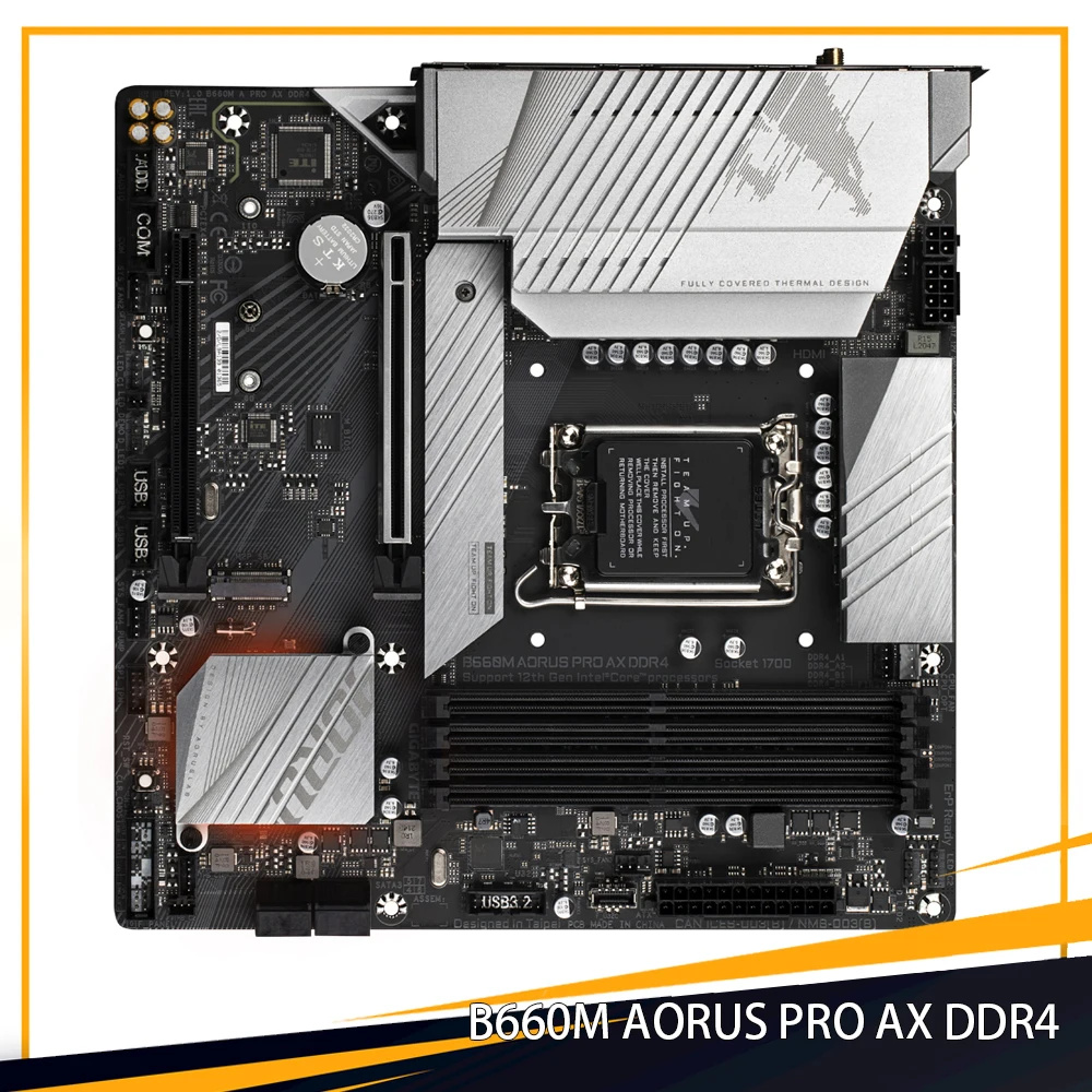 B660M Aorus Pro Ax Ddr4 Per Gigabyte Lga1700 Supporto 12Th Cpu B660 Scheda Madre Desktop Micro Atx Da 128Gb