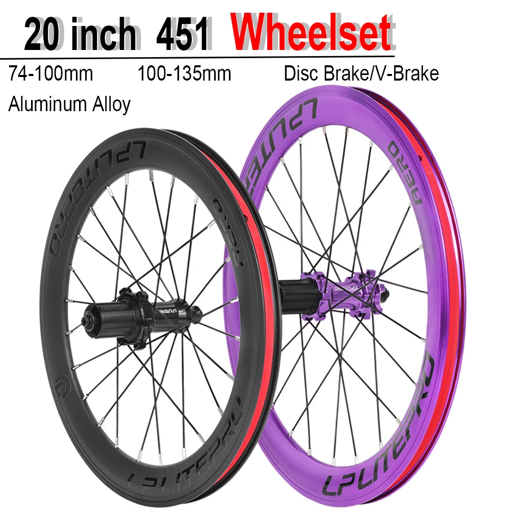 Lp litepro aero vouwfiets wielen aluminium deep section velgen_voghion.com