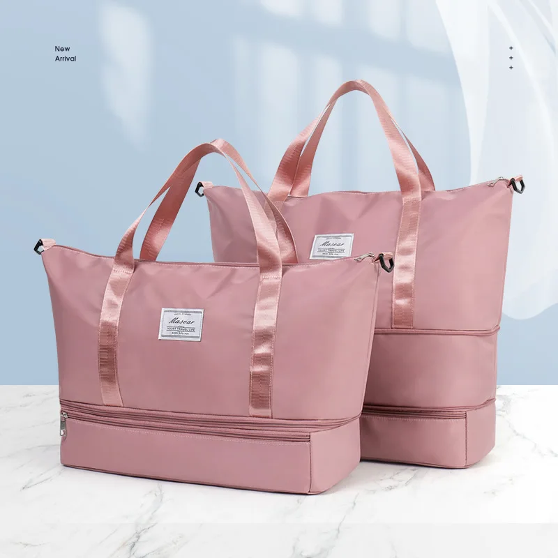 

Gym Bag Dry Wet Pocket For Shoes Scalable Sport Outdoor Fitness Travel Large Capacity Shoulder Daily Simple Crossbody Bag xa62wd