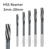 HSS Spiral Flute Machine Reamer H7 D3mm-D20mm CNC Tool Precise Cutting for Metal Steel Aluminum Hole Expansion Drill 1