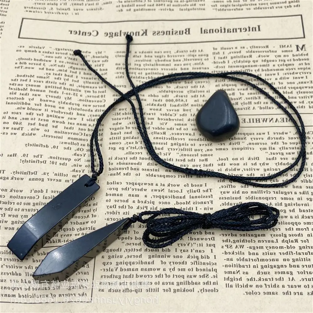 Natural Shungite Crystal Healing Gemstone for Energy Protection and Wellness