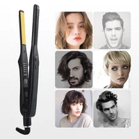 3/10 Pencil Flat Iron Mini Hair Straightener Fast Heating Beard Straightening Iron Small Flat Iron For Short Hair Straightener 1