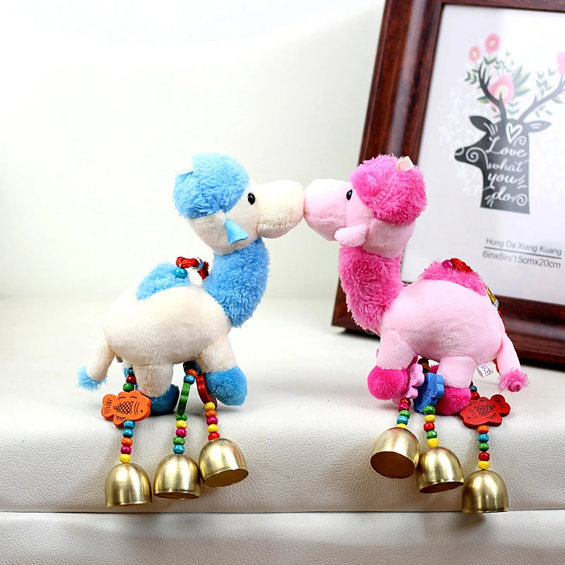 

New Stuffed Animal Keychain Cute Camel Portable Plush Doll Stuffed Toy Keychain For Backpack