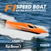 WLtoys WL915-A 45KM/H Rc Boat 2.4G Remote Control Speedboat Rechargeable Waterproof Cover Design Anti-collision Rc Boat 1