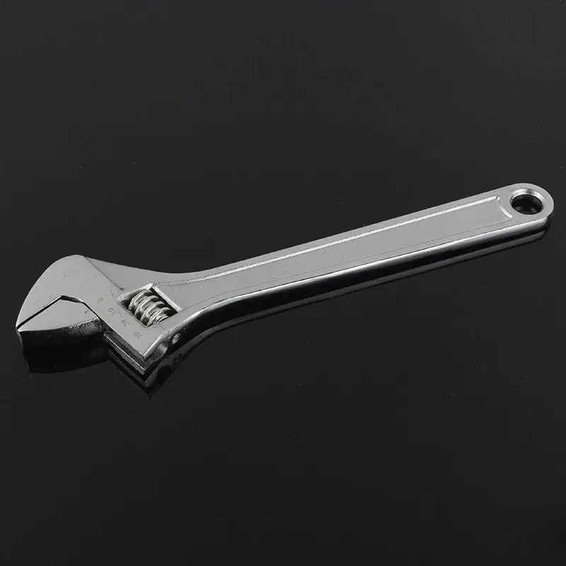 Universal Multifunctional Activity Short Handle Large Opening Adjustable Wrench Plumbing Installation Bathroom 3