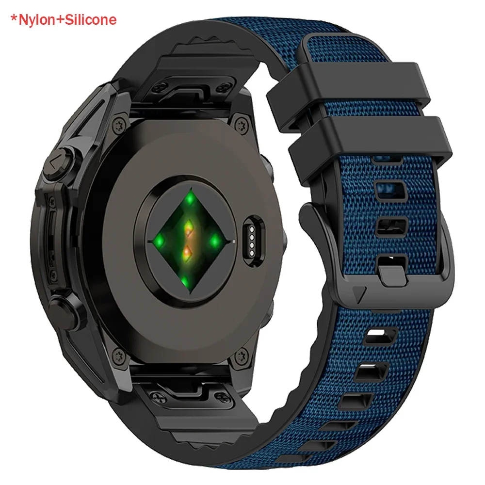 Premium Leather and Silicone QuickFit Sports Band - 22mm/26mm Strap