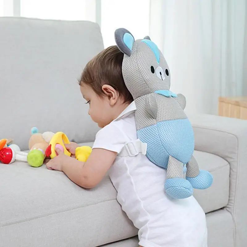 Cojín de seguridad para la cabeza del bebé recién nacido, reposacabezas  infantil, almohada suave anticaída, mochila protectora para la cabeza del  niño pequeño - AliExpress