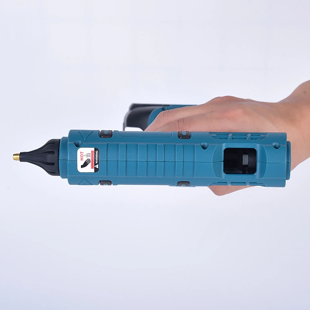80W Cordless Electric Glue Gun For Makita 18V Battery DIY Hot Melt Welding Hot Air Gun Anti-scald Nozzle with 11mm Sticks hot melt glue gun hot glue gun cordless glue gun