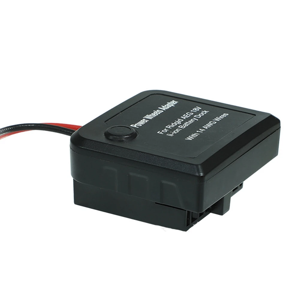 

Для адаптера силовых колес с проводами 14 AWG для автоинструментов Ridgid AEG литиевая батарея 18-20 в