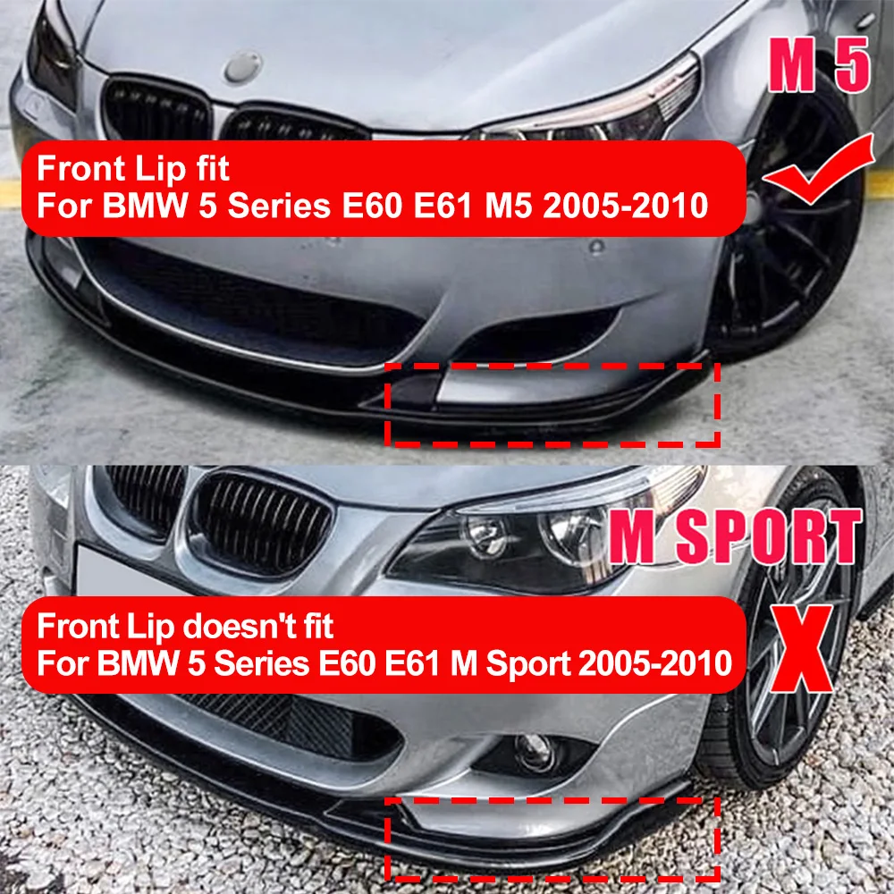 特価 BMW E60 M5 カーボン フロントスプリッター フロントリップ 新品
