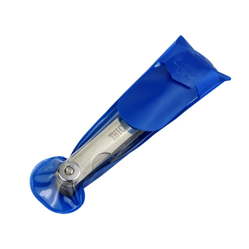 Feeler Gauge 32pcs Range Finder Feeler Gauge Valve Teaching Feeler Gauge 0.04-0.88 mm Gap Size .0015-.035 Copper Sheet