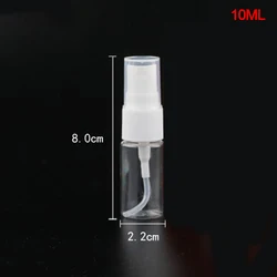 Refillable Transparent Perfume Atomizer - Portable Mini Spray Bottle for Travel, 20ml to 100ml Capacity (10ML)
