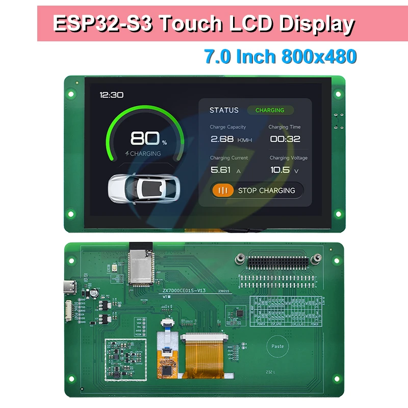 7-0-Inch-800x480-Capacitive-Touch-Screen-LCD-Display-With-RGB-Interface ...