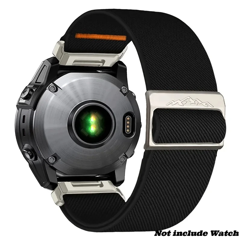 Elastic Nylon Loop Strap - 22mm/26mm Sport Bracelet Watchband